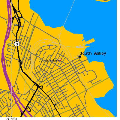 South Amboy map