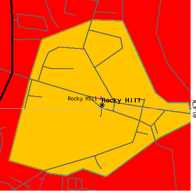 Rocky Hill map