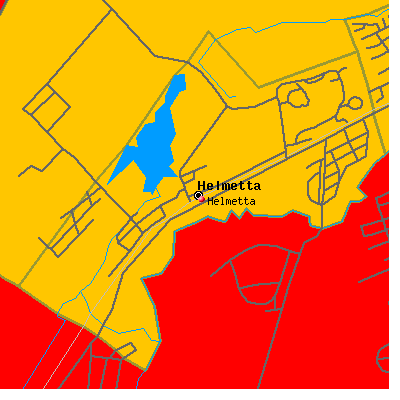 Helmetta map