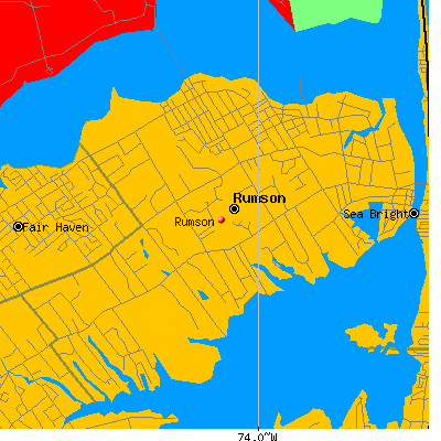 Rumson map