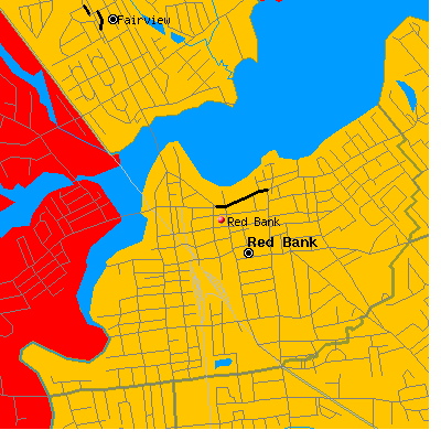 Red Bank map