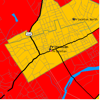 Princeton map