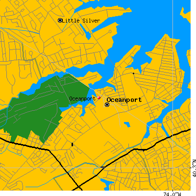 Oceanport map