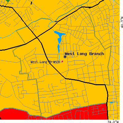 West Long Branch map