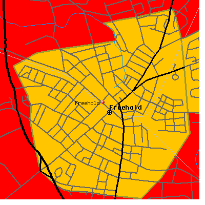 Freehold map