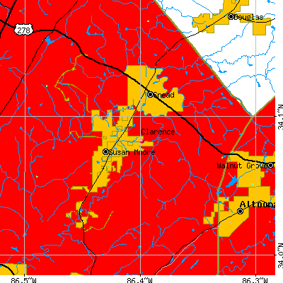 Clarence map