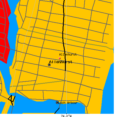Allenhurst map