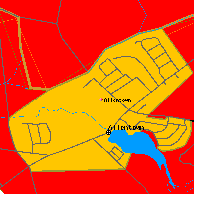 Allentown map
