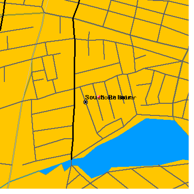 South Belmar map
