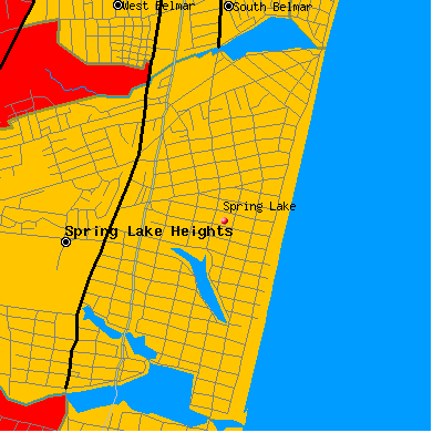 Spring Lake map