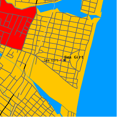 Sea Girt map