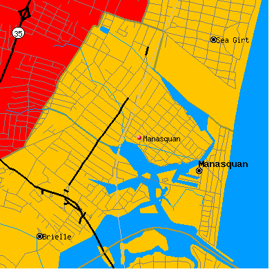 Manasquan map