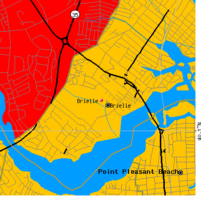 Brielle map