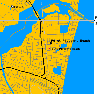 Point Pleasant Beach map