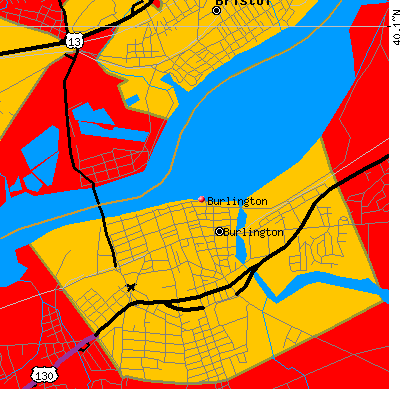 Burlington map