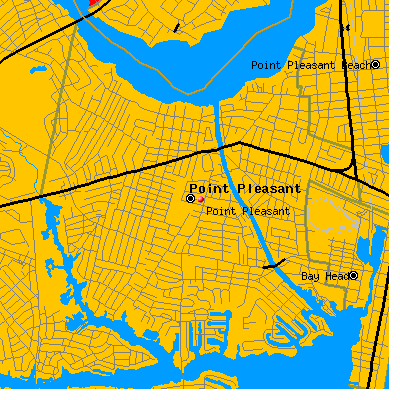 Point Pleasant map