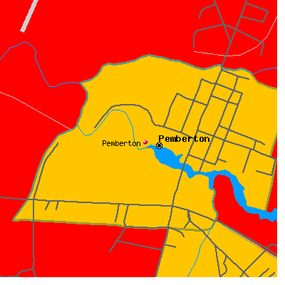 Pemberton map