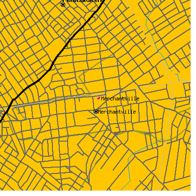 Merchantville map