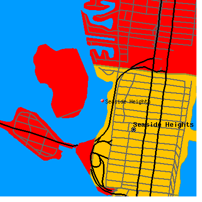 Seaside Heights map