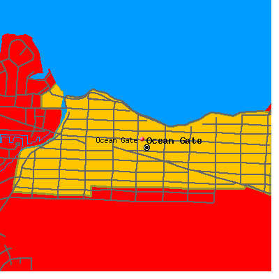 Ocean Gate map