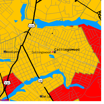Collingswood map