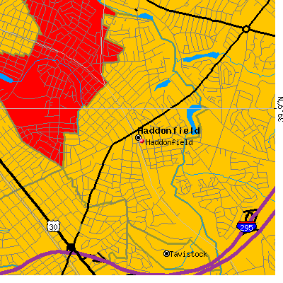 Haddonfield map