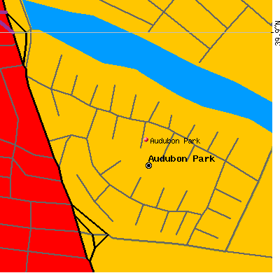 Audubon Park map
