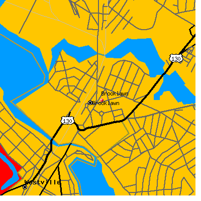 Brooklawn map