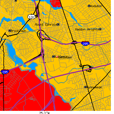 Bellmawr map