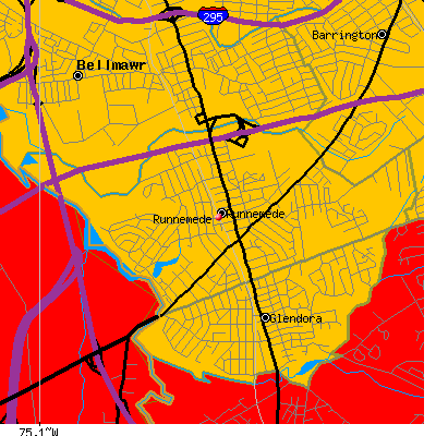 Runnemede map
