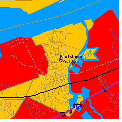 Paulsboro map