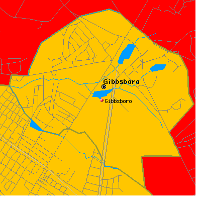 Gibbsboro map