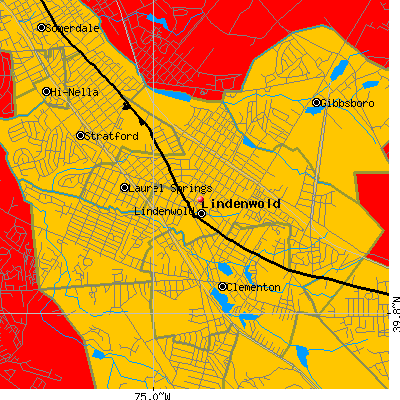 Lindenwold map