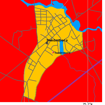Swedesboro map