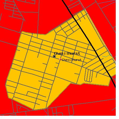 Chesilhurst map
