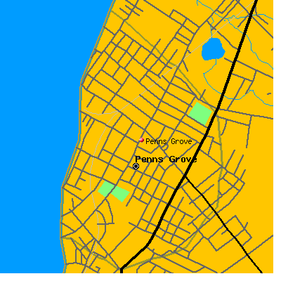 Penns Grove map