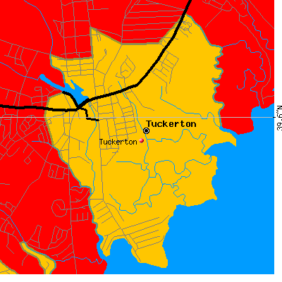 Tuckerton map