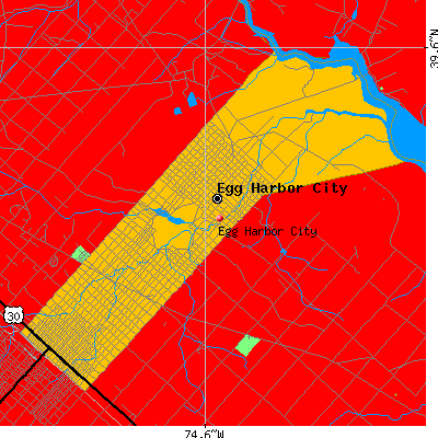 Egg Harbor City map