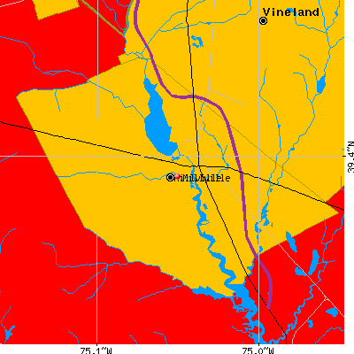 Millville map