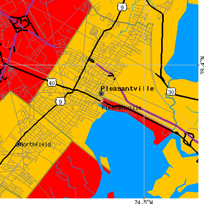 Pleasantville map