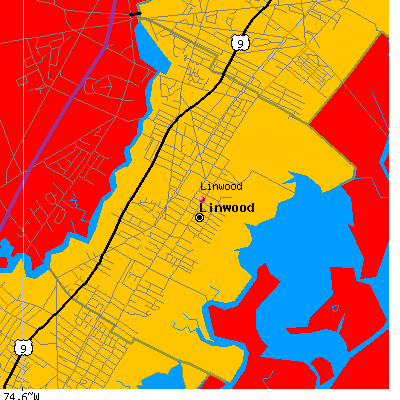 Linwood map
