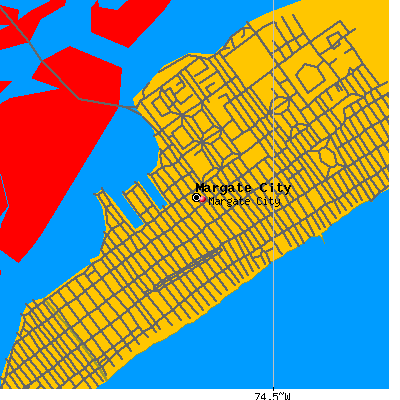 Margate City map