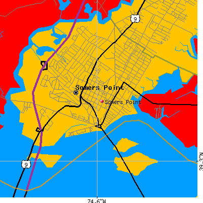 Somers Point map