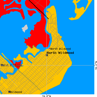 North Wildwood map