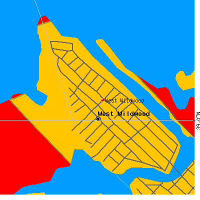 West Wildwood map