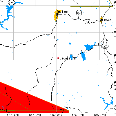 Jicarilla map