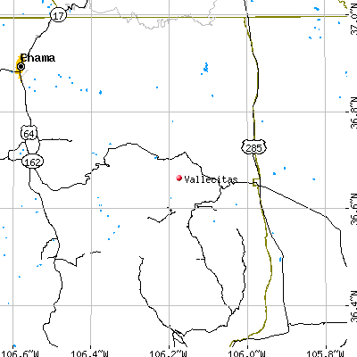 Vallecitas map
