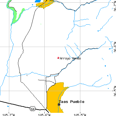 Arroyo Hondo map