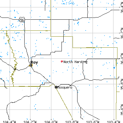 North Harding map