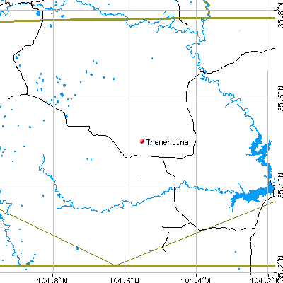 Trementina map